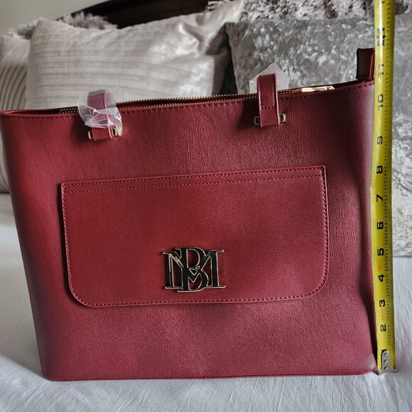 Badgley Mischka Wine Tote 4PC Set W/Slip Pocket in Front, Detachable Strap - Picture 6 of 12